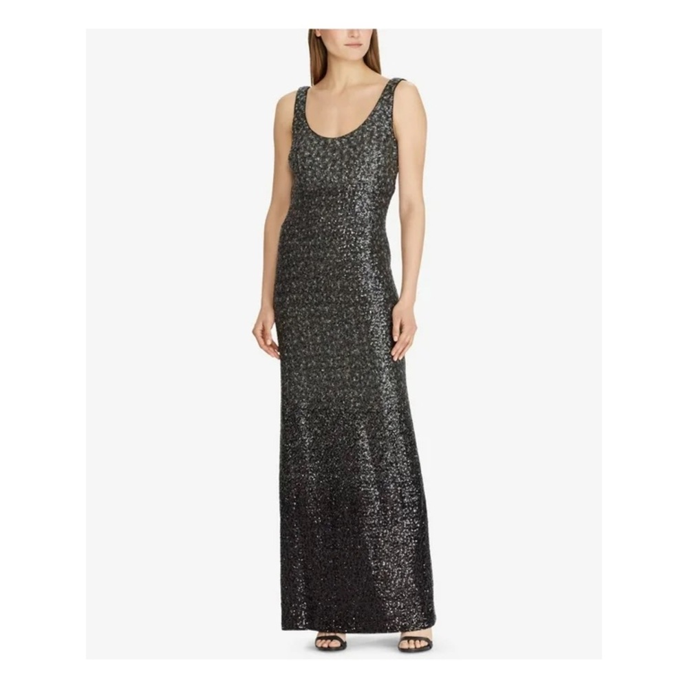 NWT Lauren Ralph Lauren, sequined sleeveless gown